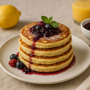 Lemon Ricotta Pancakes Recipe
